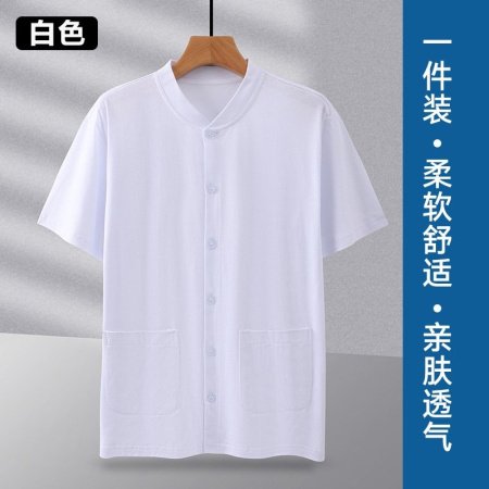 Мужская футболка с коротким рукавом из чистого хлопка изображение