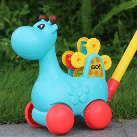 Детская игрушка-погремушка с ручкой и колокольчиком фотография