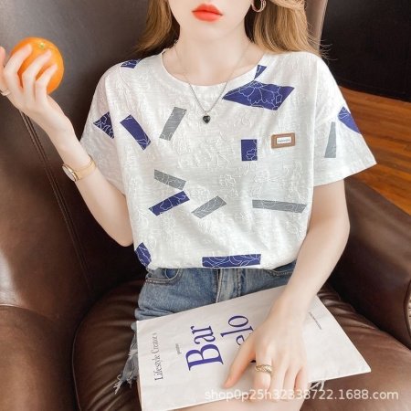 Футболка женская белая с коротким рукавом фото