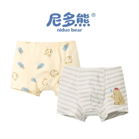 Набор мужских детских трусов из чистого хлопка изображение