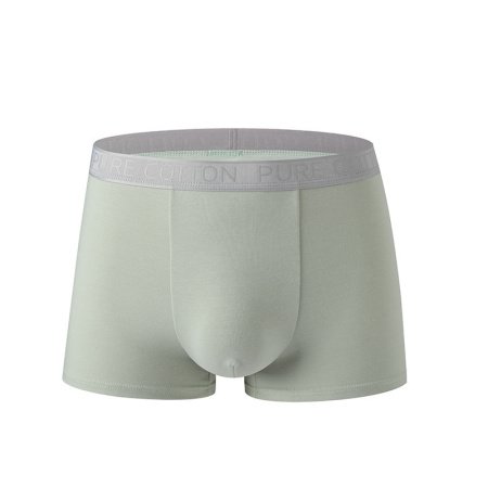 Мужские хлопковые трусы средней посадки фото