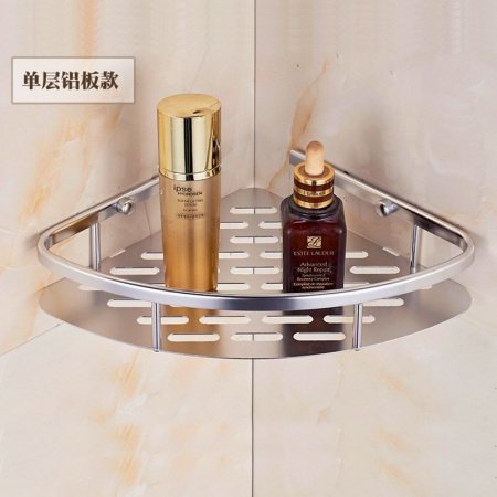 Трёхуровневая угловая полка для ванной комнаты фотография