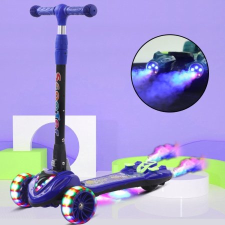 Детский трехколесный самокат фотография