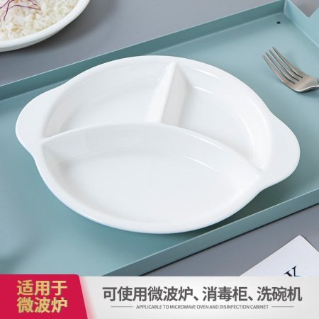 Детская тарелка из костяной фарфоровой керамики изображение