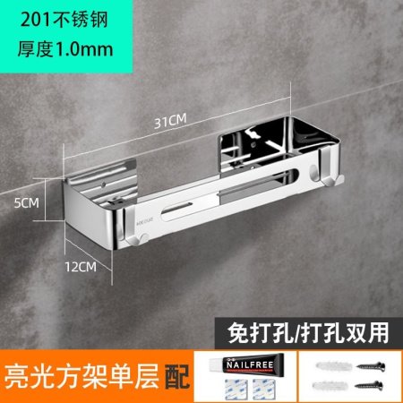 Угловая полка для ванной комнаты из нержавеющей стали фотография