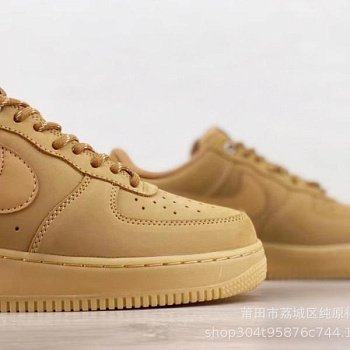 Кроссовки Air Force 1 Low White Wheat фото