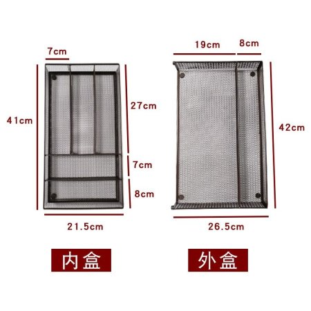 Шестигранный черный корзина для хранения изображение