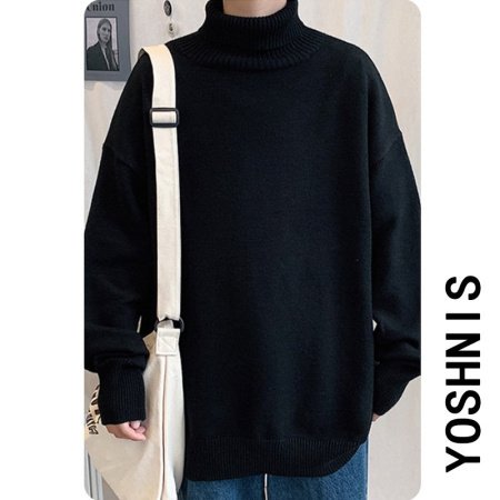 Мужской свитер с высоким воротником фотография