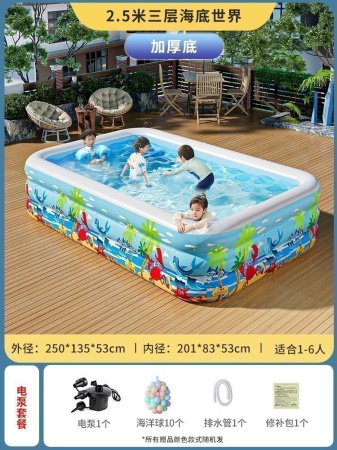 Надувной бассейн для дома и улицы фото