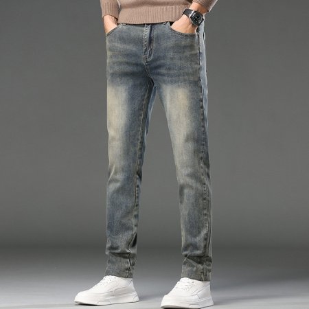 Мужские джинсы весна-осень 2024 фотография