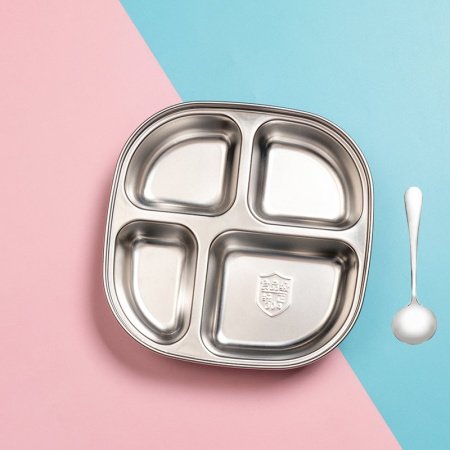 Детская посуда из нержавеющей стали фотография
