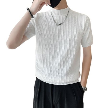 Мужской свитер с коротким рукавом изображение