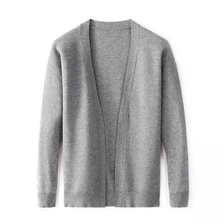 Мужская вязаная кардиган весна-осень изображение