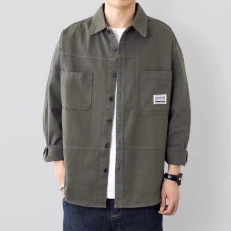 Мужская куртка осенняя с принтом изображение