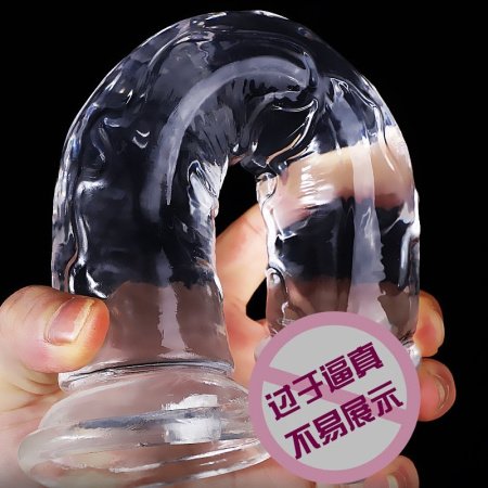 Прозрачный фаллоимитатор различных размеров фото