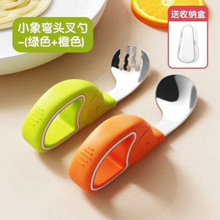 Детский набор столовых приборов фотография