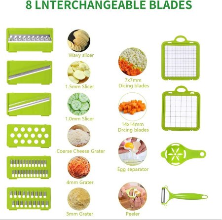 Многофункциональный набор для нарезки овощей и фруктов изображение