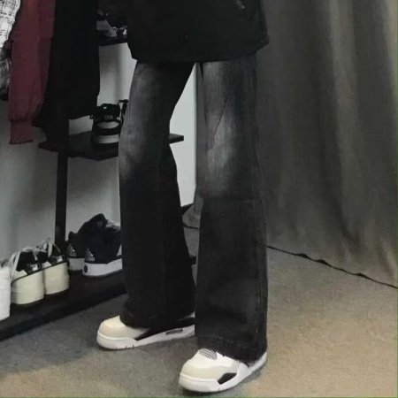 Мужские джинсы в стиле ретро фото