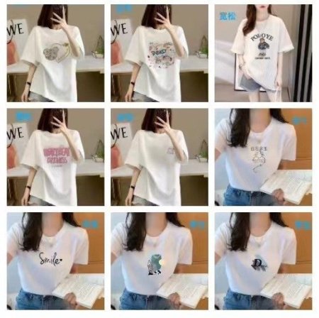 Женская футболка из чистого хлопка изображение