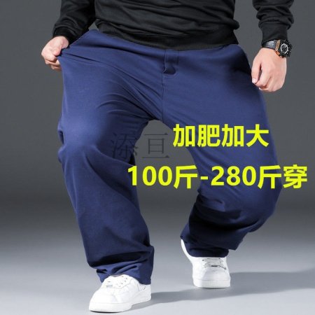 Мужские широкие летние брюки больших размеров изображение