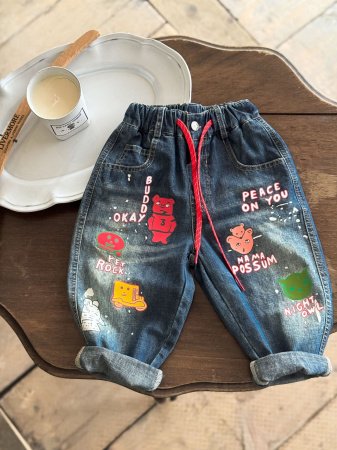 Детские джинсы Ququ Gugu 2024 лето фотография