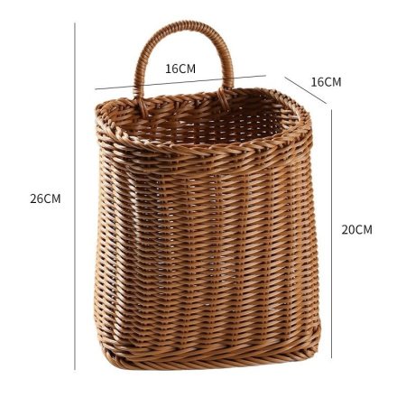 Плетеная корзина для хранения фотография