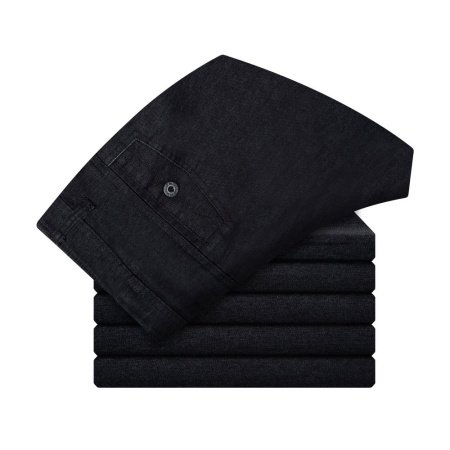 Мужские джинсы высокой посадки прямого кроя изображение