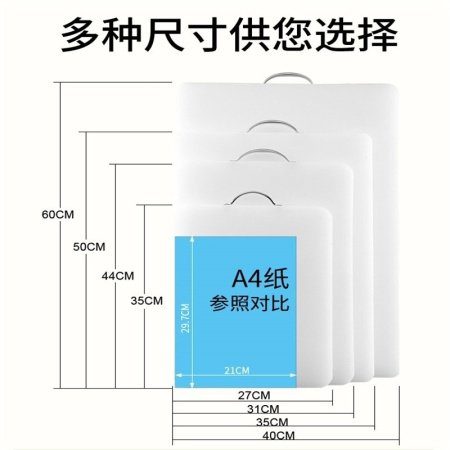 Пластиковая разделочная доска с антимикробным покрытием изображение