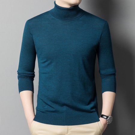 Мужской свитер из тонкой шерсти фото