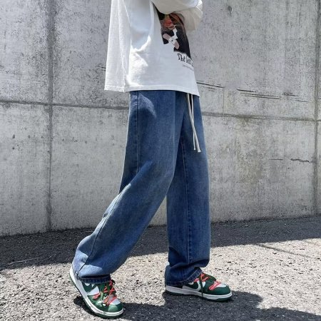 Черно-серые мужские джинсы весна 2023 изображение