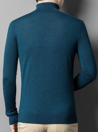 Мужской свитер из тонкой шерсти фото