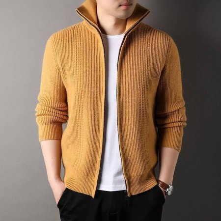 Мужская весенняя кофта с молнией фотография