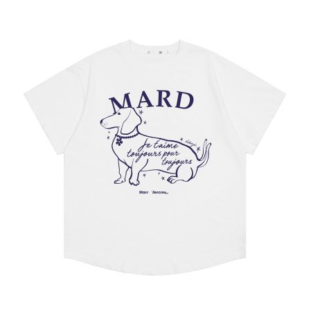 Футболка с коротким рукавом и принтом маленькой собачки фотография