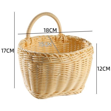 Плетеная корзина для хранения фотография