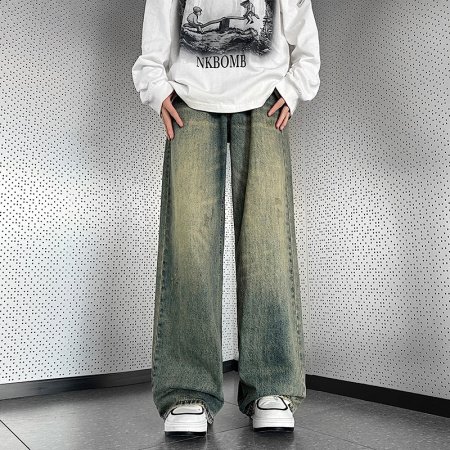 Мужские джинсы винтажного стиля фотография