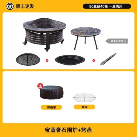 Набор для барбекю и разведения костра фото