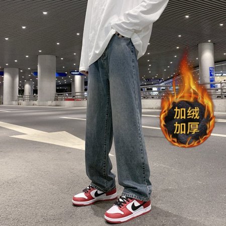 Мужские джинсы 2024 винтажного стиля фотография