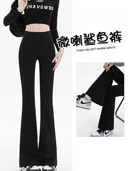 Женские брюки-клеш новой коллекции 2023 года изображение