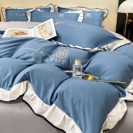 Постельное белье из чистого шелка фото