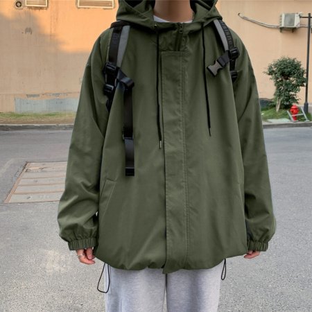 Мужская винтажная куртка с капюшоном фотография