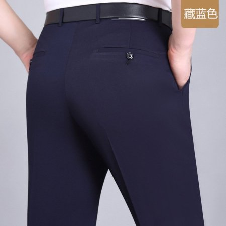 Летние мужские брюки из шелкового сурепа для делового стиля фотография