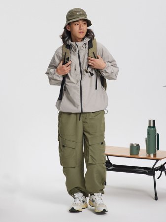 Куртка SHIBUYAELEMENT в стиле милитари с капюшоном фото