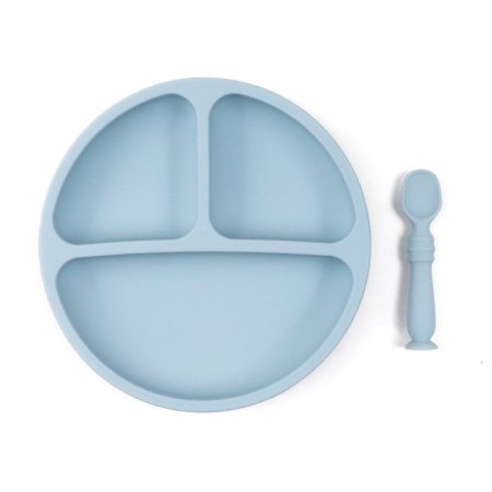 Детский набор посуды из силикона фото