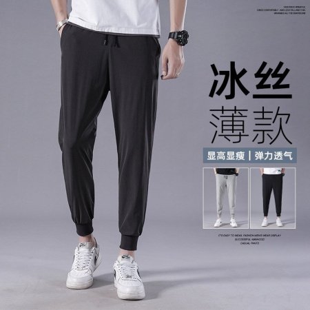 Мужские летние брюки из легкого льняного материала фотография