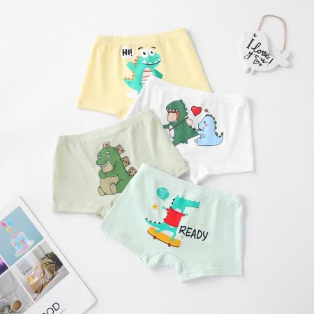 Детские трусы с рисунком из хлопка фотография