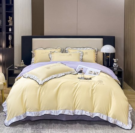 Постельное белье из чистого шелка фото