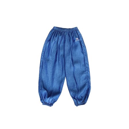 Детские летние джинсы с вышивкой изображение