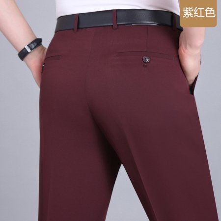 Летние мужские брюки из шелкового сурепа для делового стиля фотография