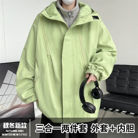 Мужская куртка с тройным слоем фото