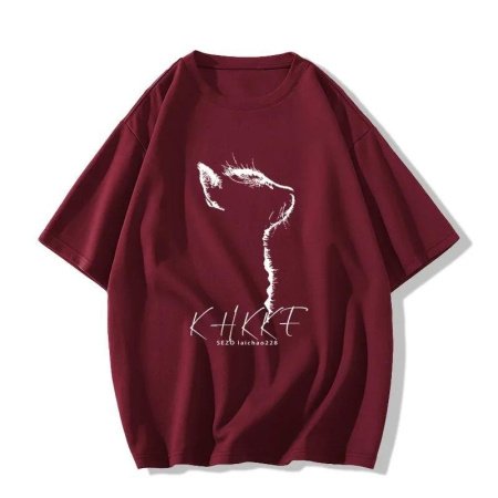 Женская футболка из чистого хлопка изображение